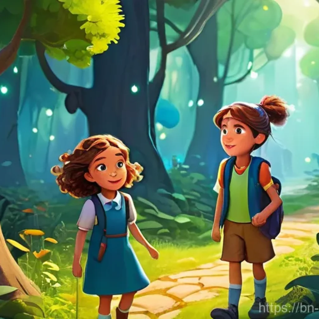 소피루비 TV 시리즈 - **Prompt 1: A Magical Adventure with Teamwork**
"A vibrant, cheerful scene of Sophie Ruby, a bra...