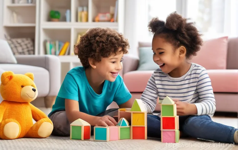 소피루비 팬 기념품 - A vibrant and heartwarming scene depicting a diverse group of 3-4 joyful children, aged approximatel...