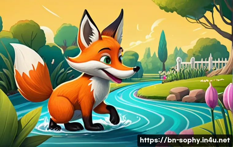 소피루비 애니메이션 기술적 분석 - **Prompt 1: Classic 2D Cartoon Chase**
"A vibrant, hand-drawn 2D animation still reminiscent of ...